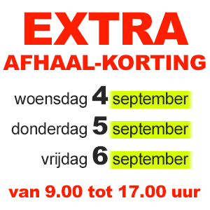 EXTRA AFHAALKORTING